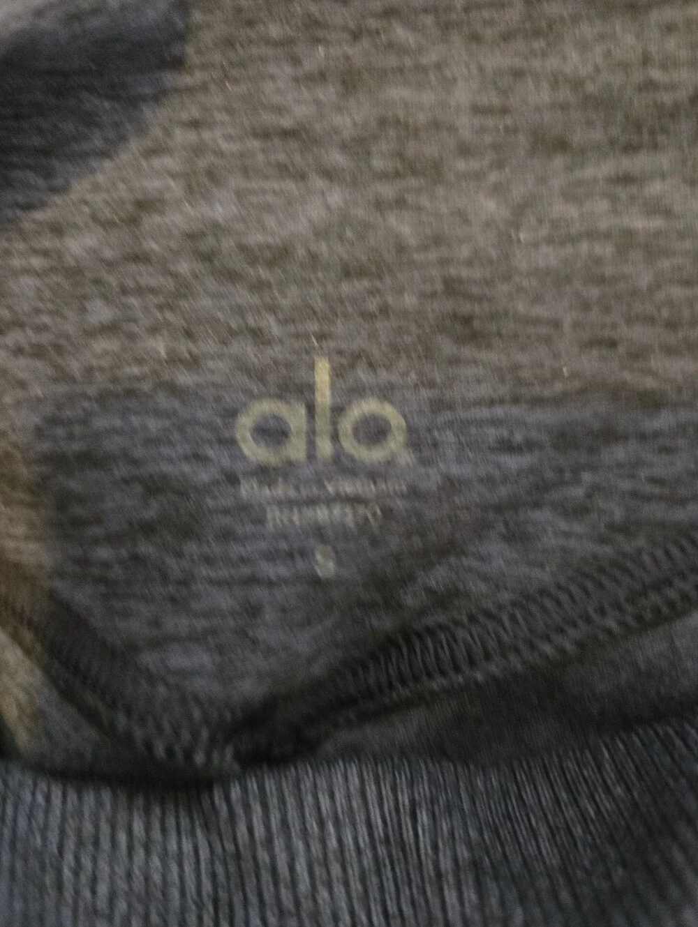 Alo Yoga Alosoft Sheila High-Waist Leggings Blue Grey Colorblock size small